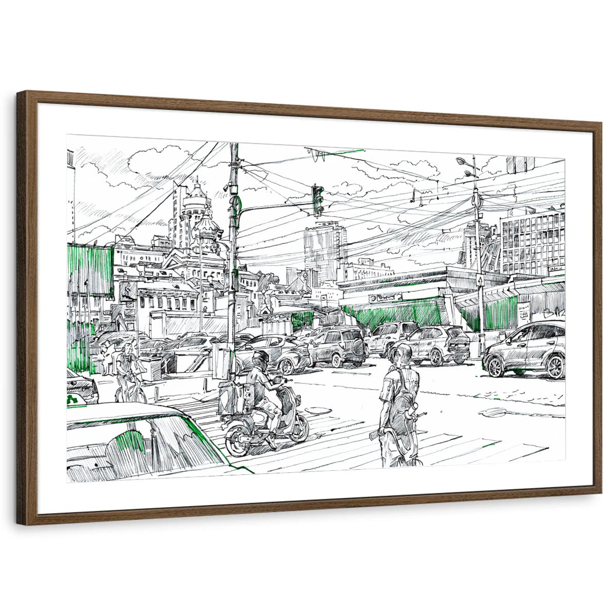 framed-print-brown-walnut-matted