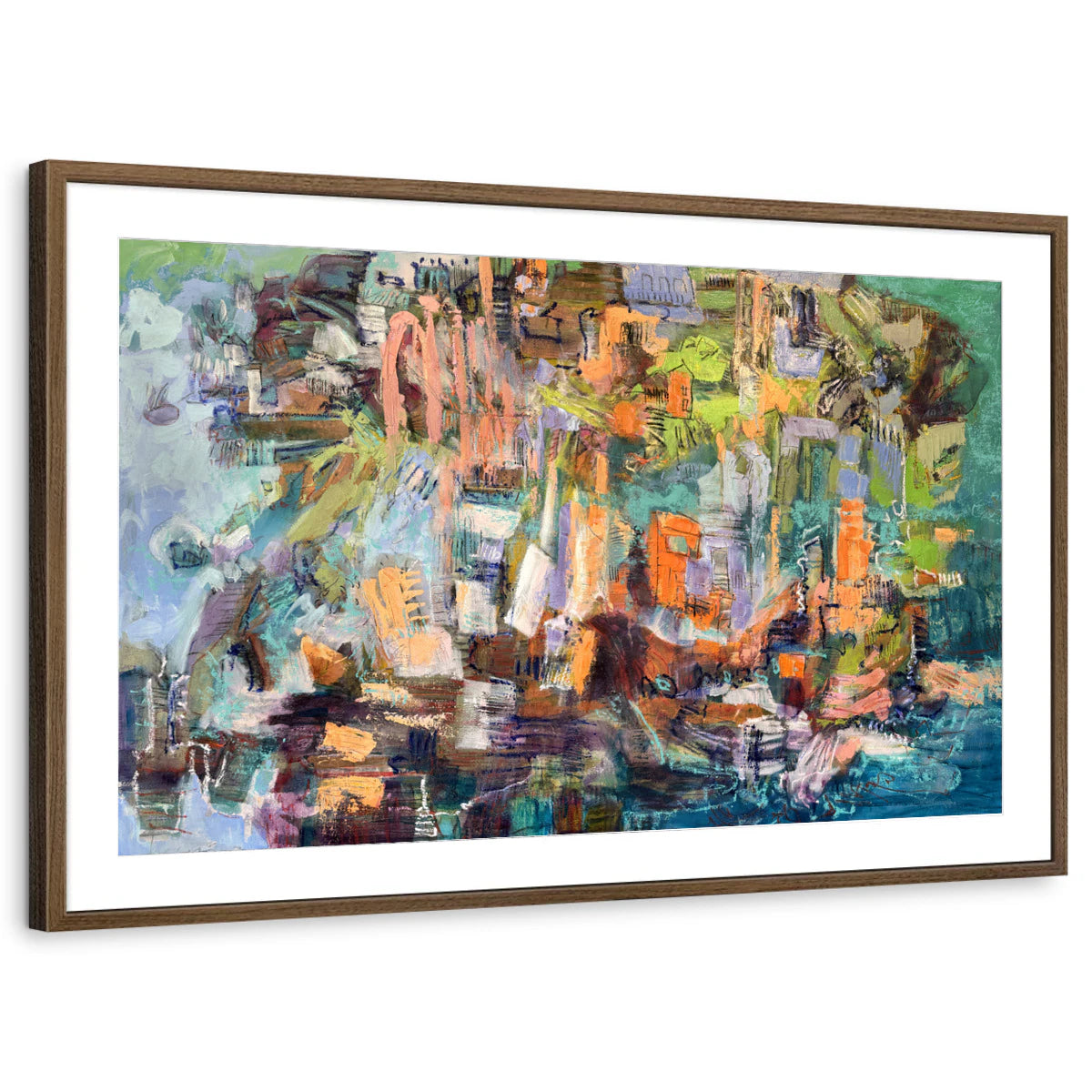 framed-print-brown-walnut-matted