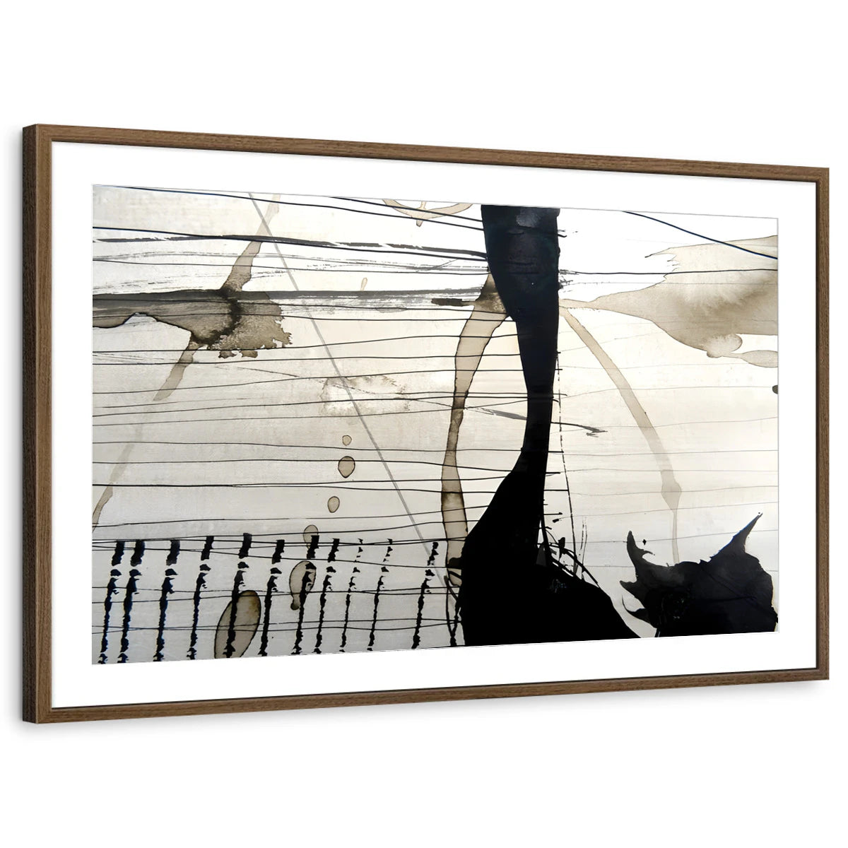 framed-print-brown-walnut-matted
