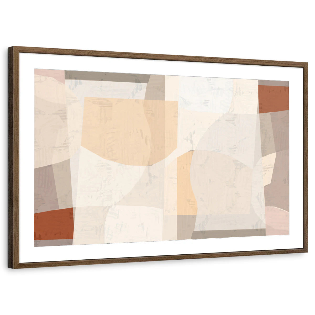 framed-print-brown-walnut-matted