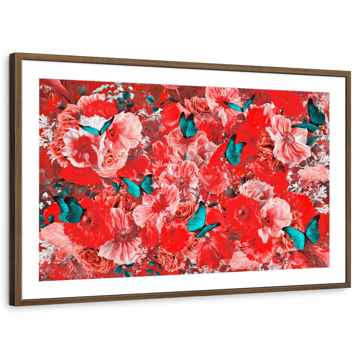 framed-print-brown-walnut-matted