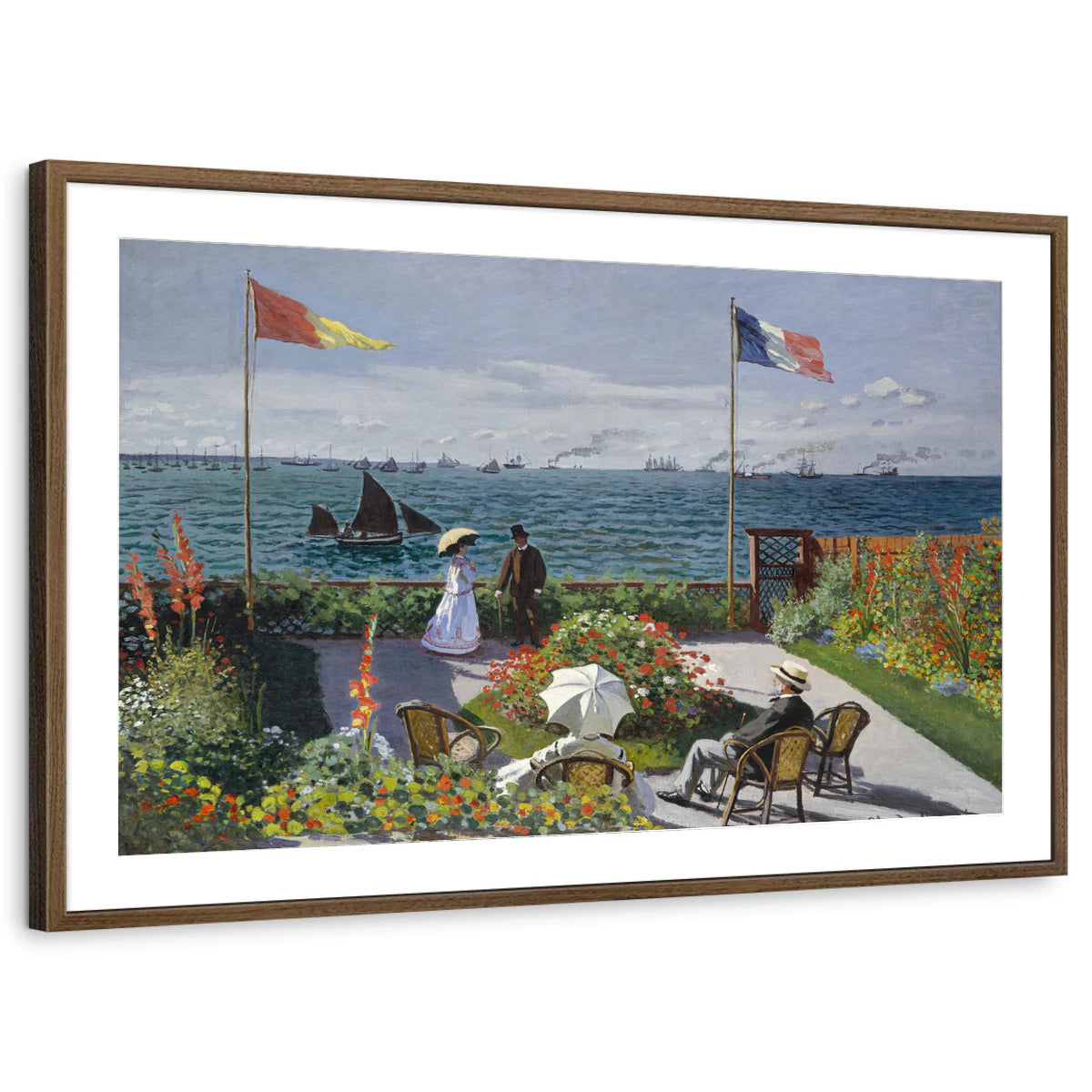 framed-print-brown-walnut-matted