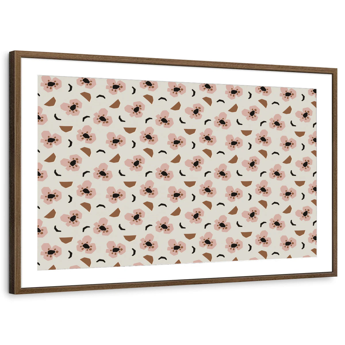 framed-print-brown-walnut-matted