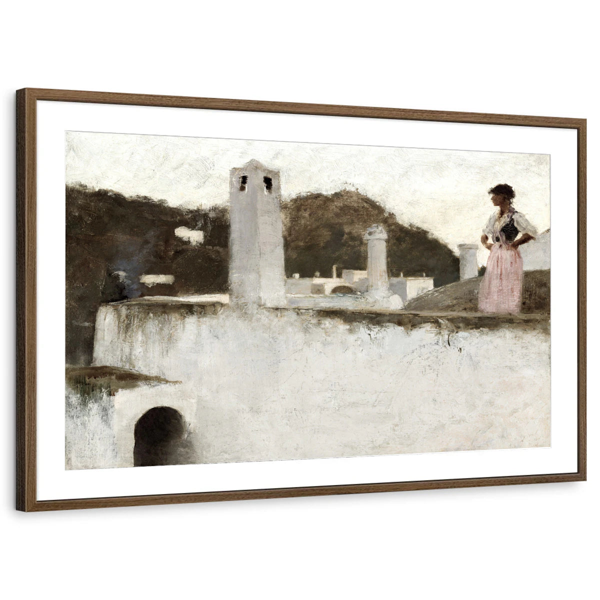 framed-print-brown-walnut-matted