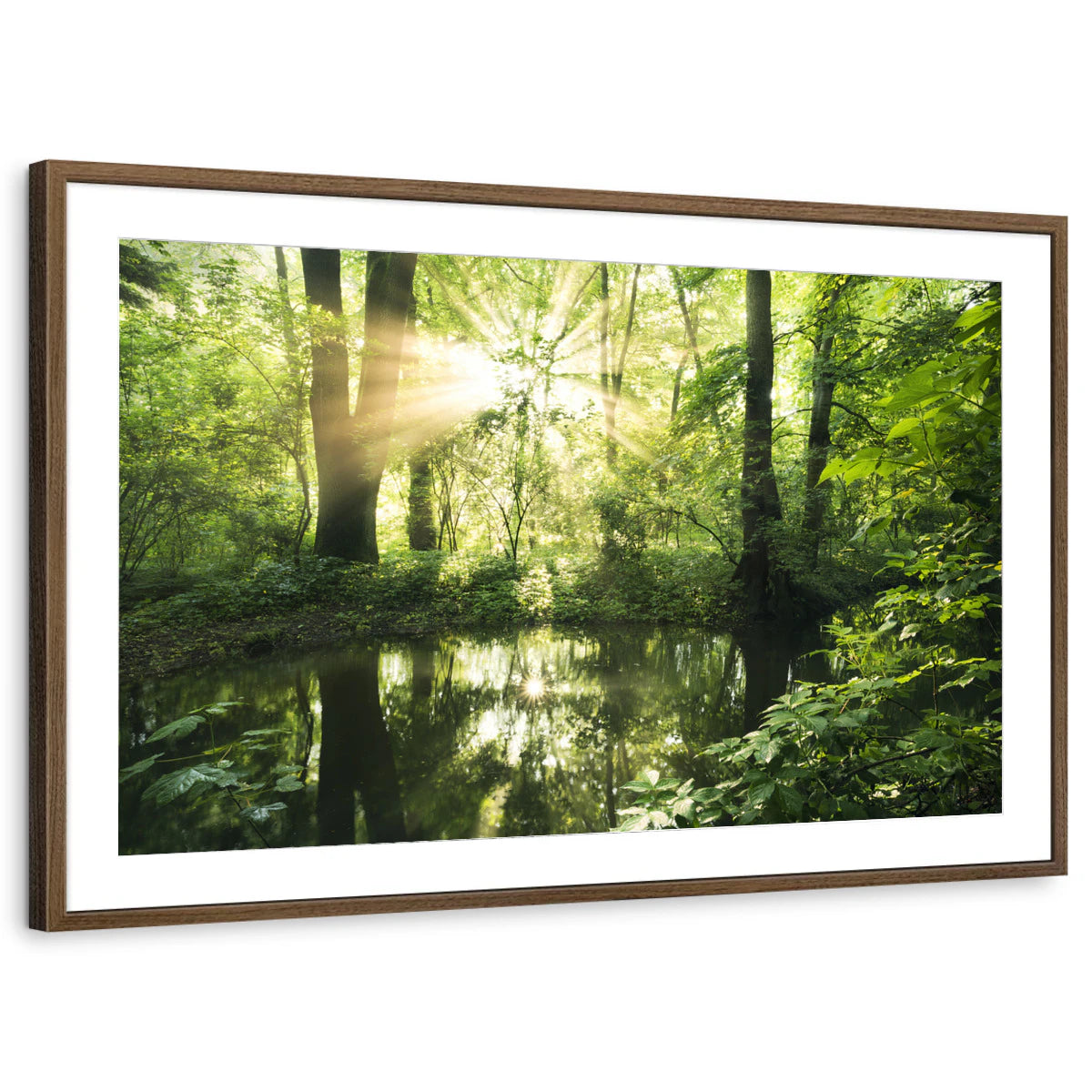framed-print-brown-walnut-matted