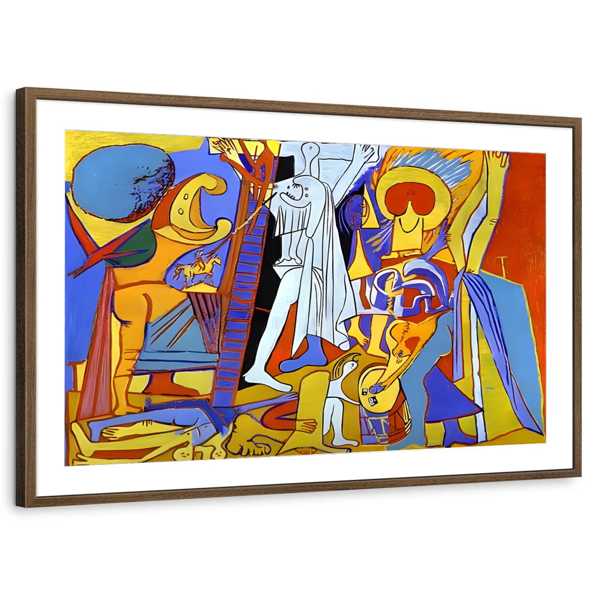 framed-print-brown-walnut-matted