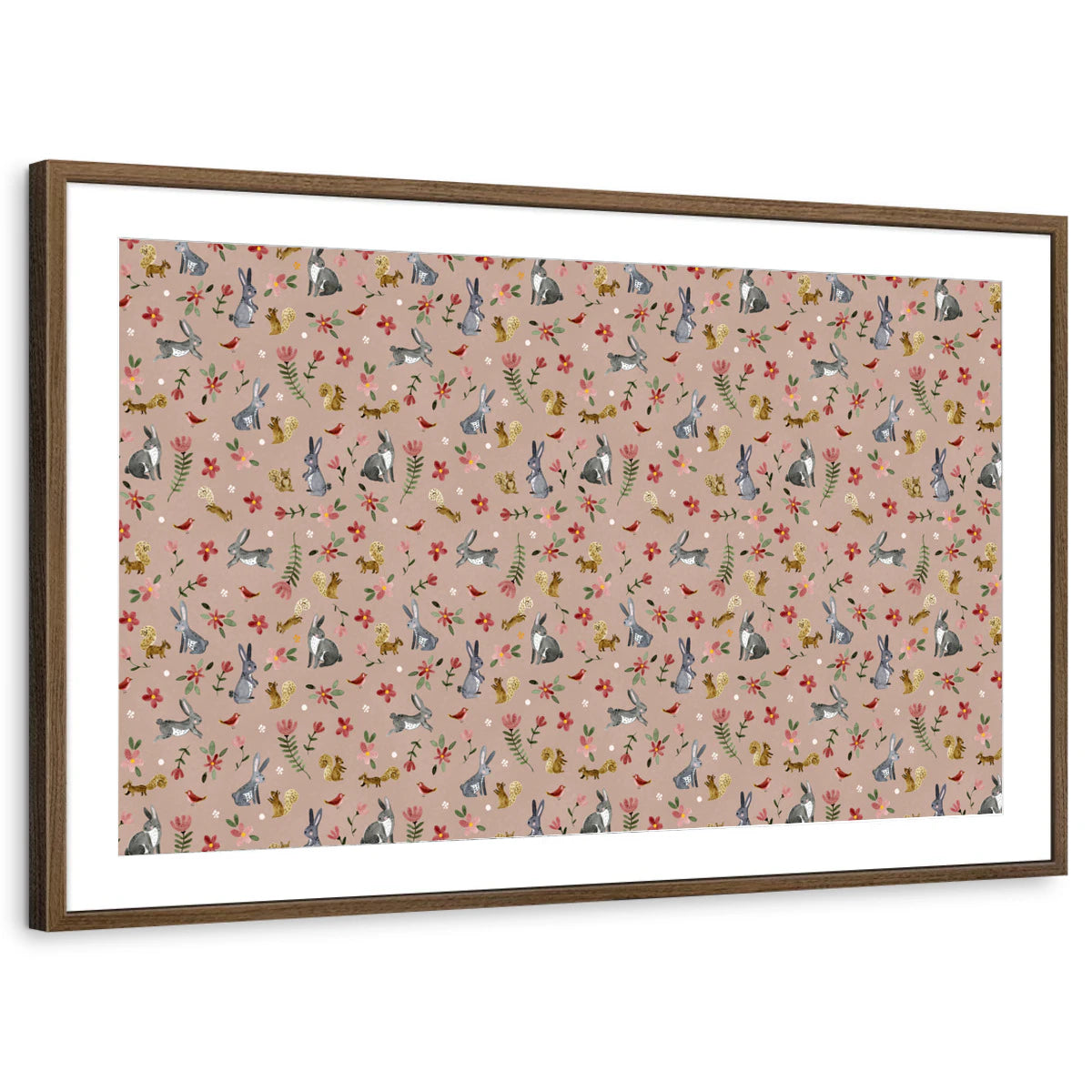 framed-print-brown-walnut-matted
