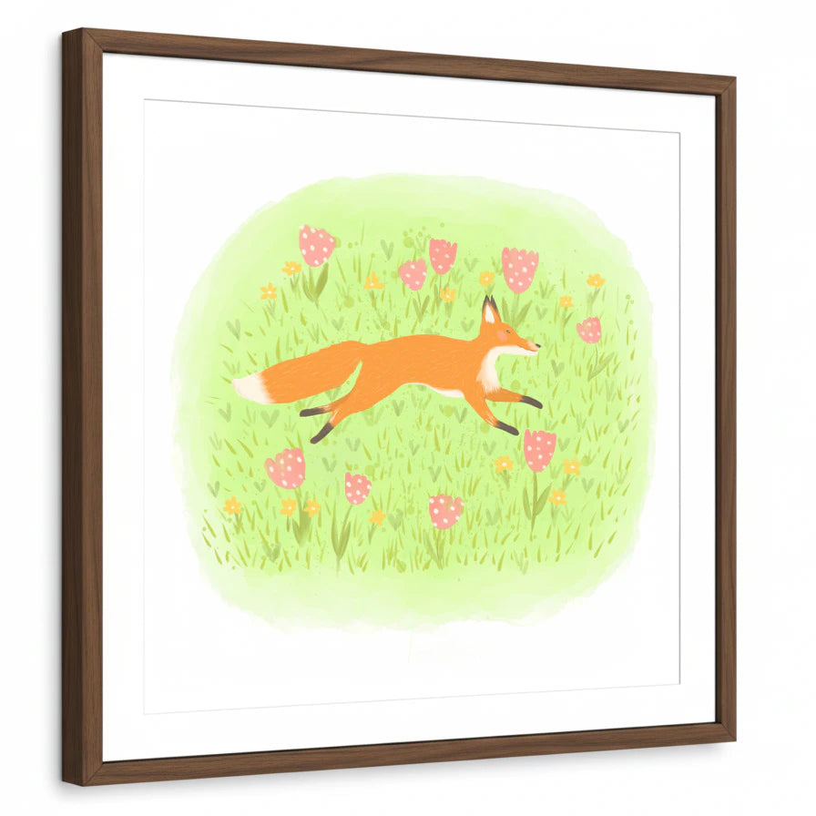 framed-print-brown-walnut-white-border