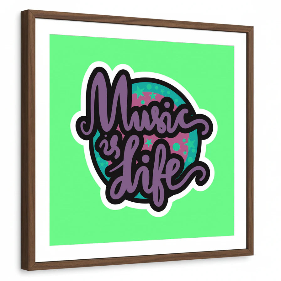 framed-print-brown-walnut-white-border