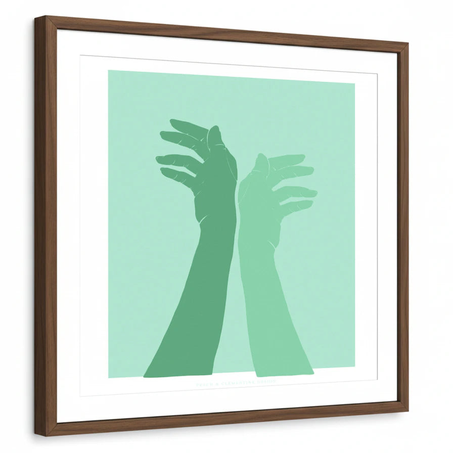 framed-print-brown-walnut-white-border