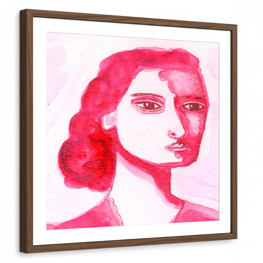 framed-print-brown-walnut-white-border