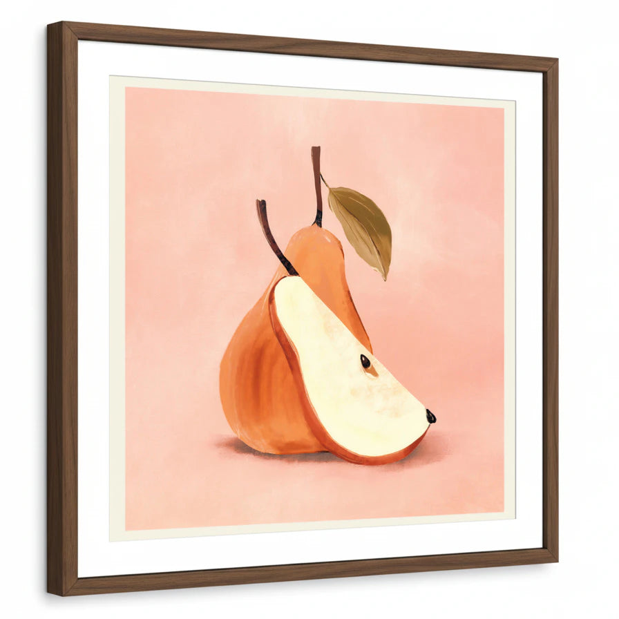 framed-print-brown-walnut-white-border