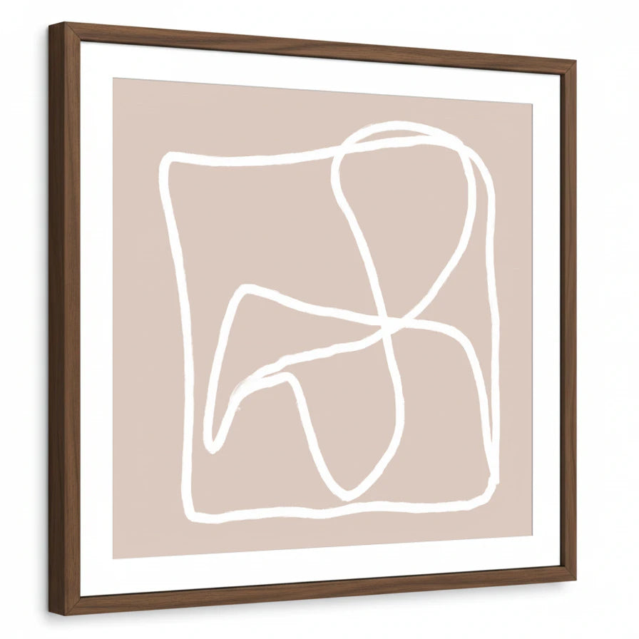 framed-print-brown-walnut-white-border