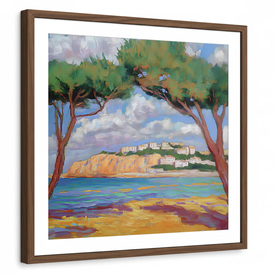 framed-print-brown-walnut-white-border