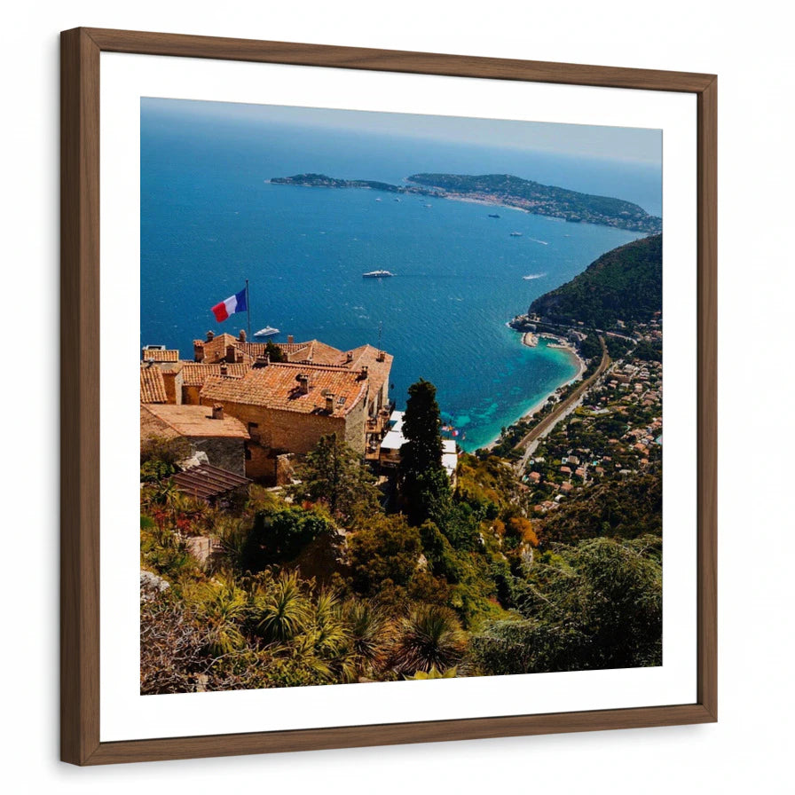 framed-print-brown-walnut-white-border