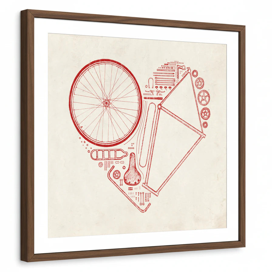 framed-print-brown-walnut-white-border
