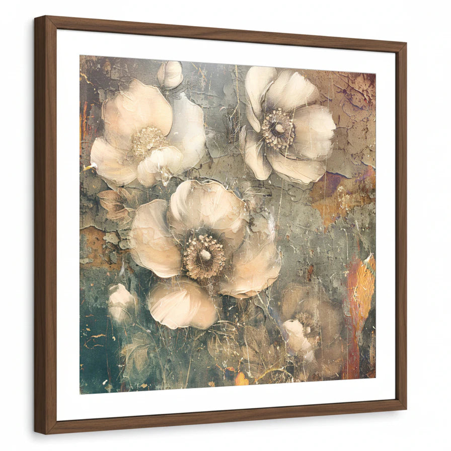 framed-print-brown-walnut-white-border