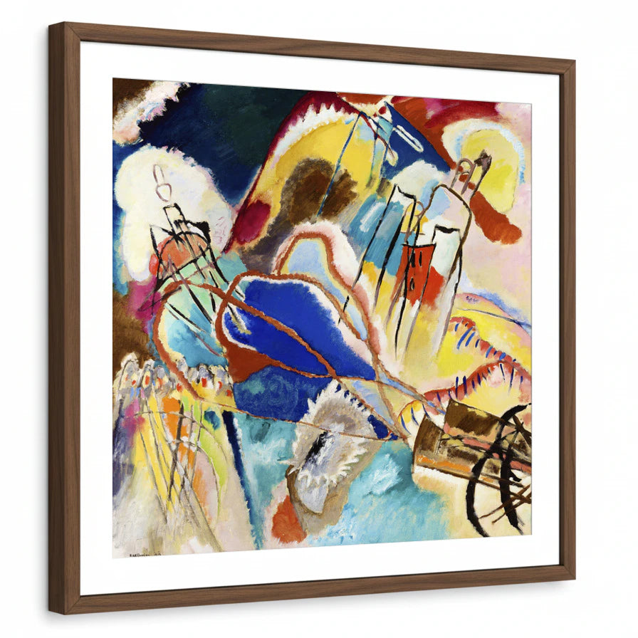 framed-print-brown-walnut-white-border