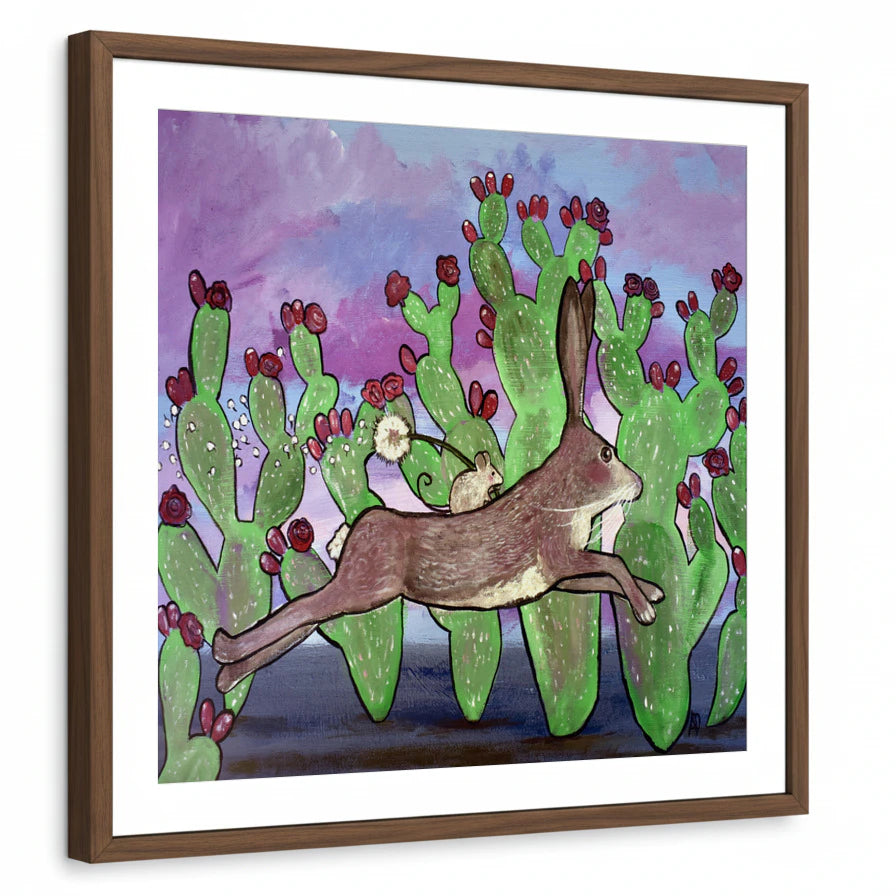 framed-print-brown-walnut-white-border