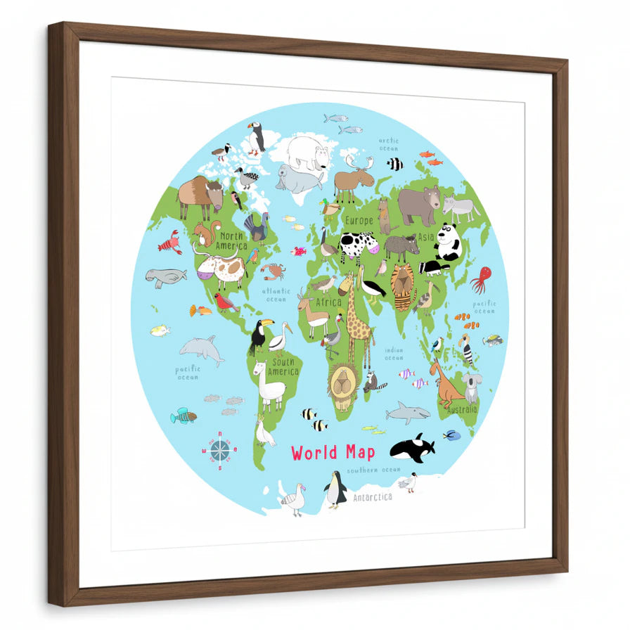 framed-print-brown-walnut-white-border