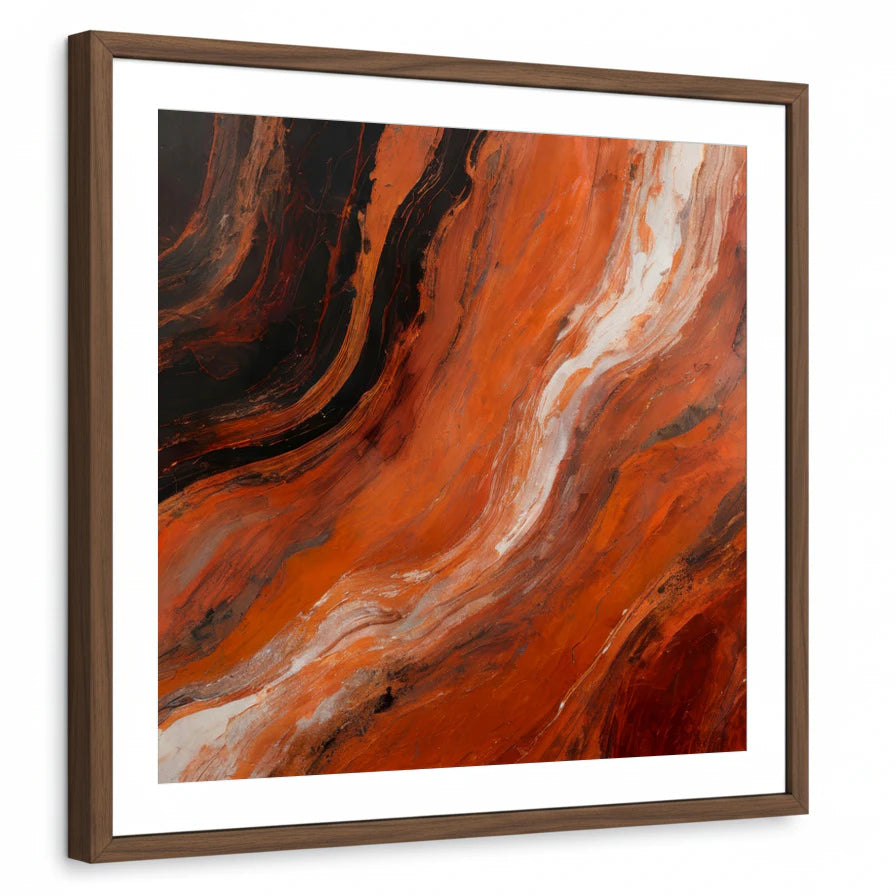 framed-print-brown-walnut-white-border
