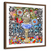 framed-print-brown-walnut-white-border