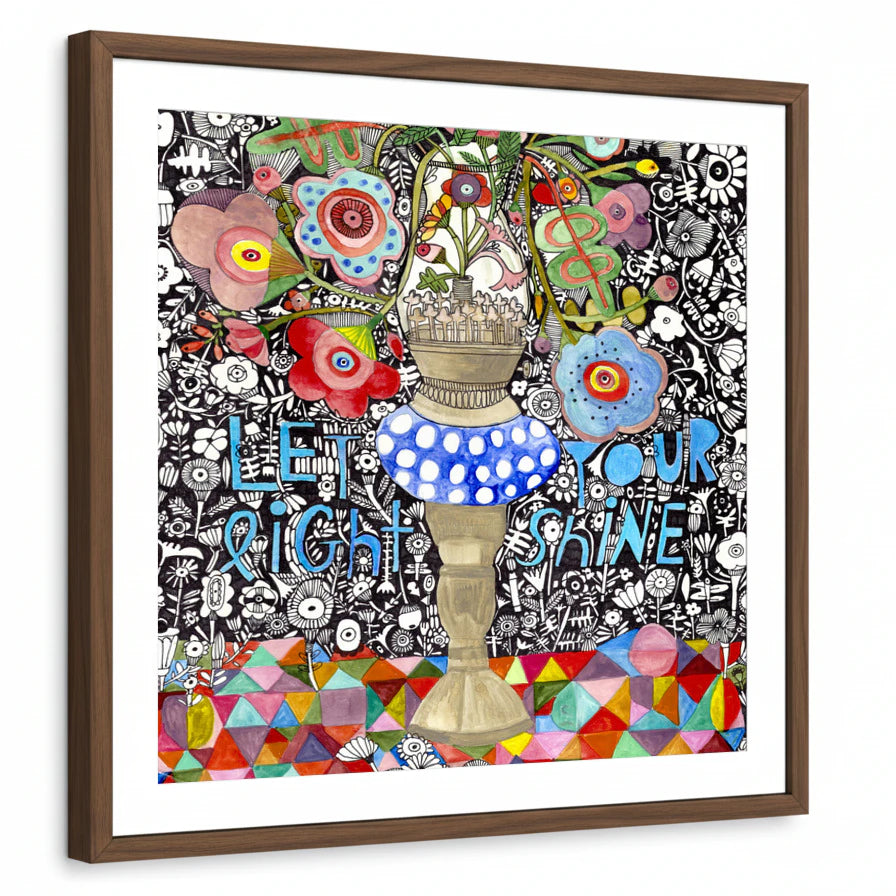 framed-print-brown-walnut-white-border