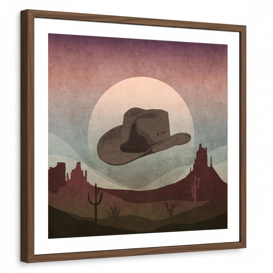 framed-print-brown-walnut-white-border