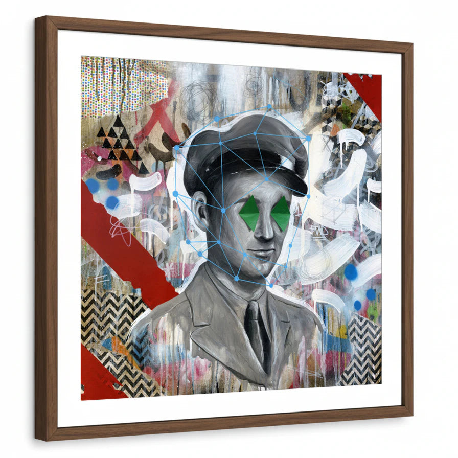 framed-print-brown-walnut-white-border