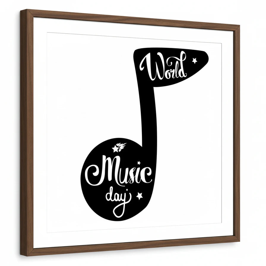 framed-print-brown-walnut-white-border