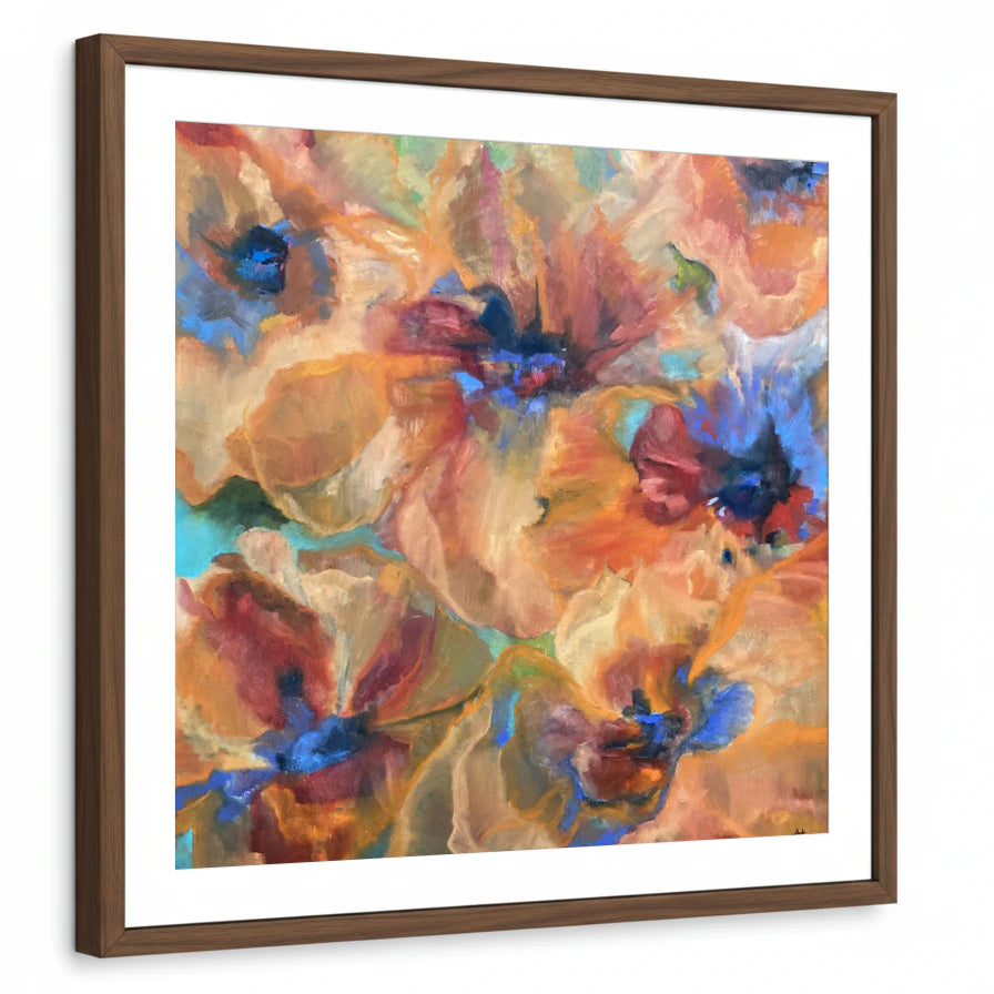framed-print-brown-walnut-white-border