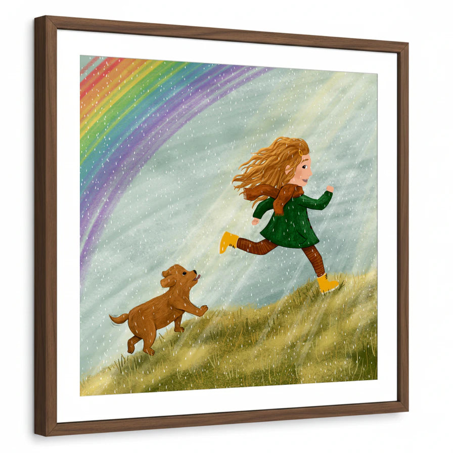 framed-print-brown-walnut-white-border