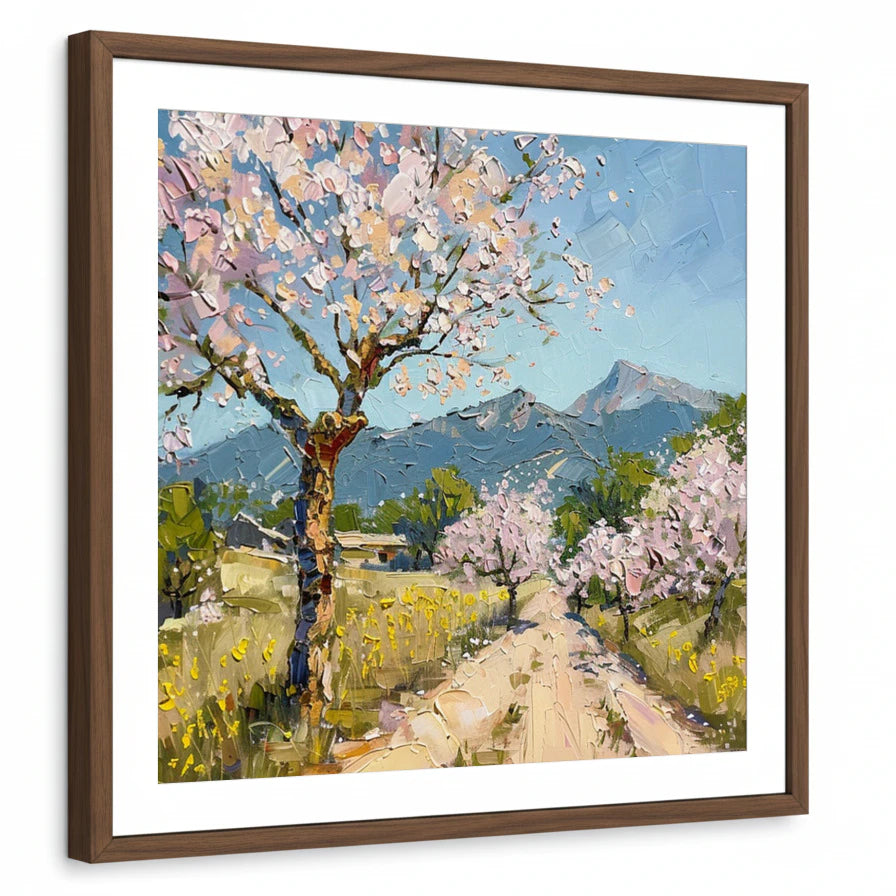framed-print-brown-walnut-white-border