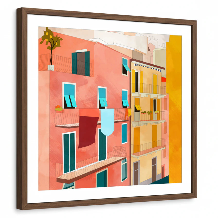 framed-print-brown-walnut-white-border