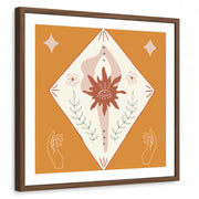 framed-print-brown-walnut-white-border