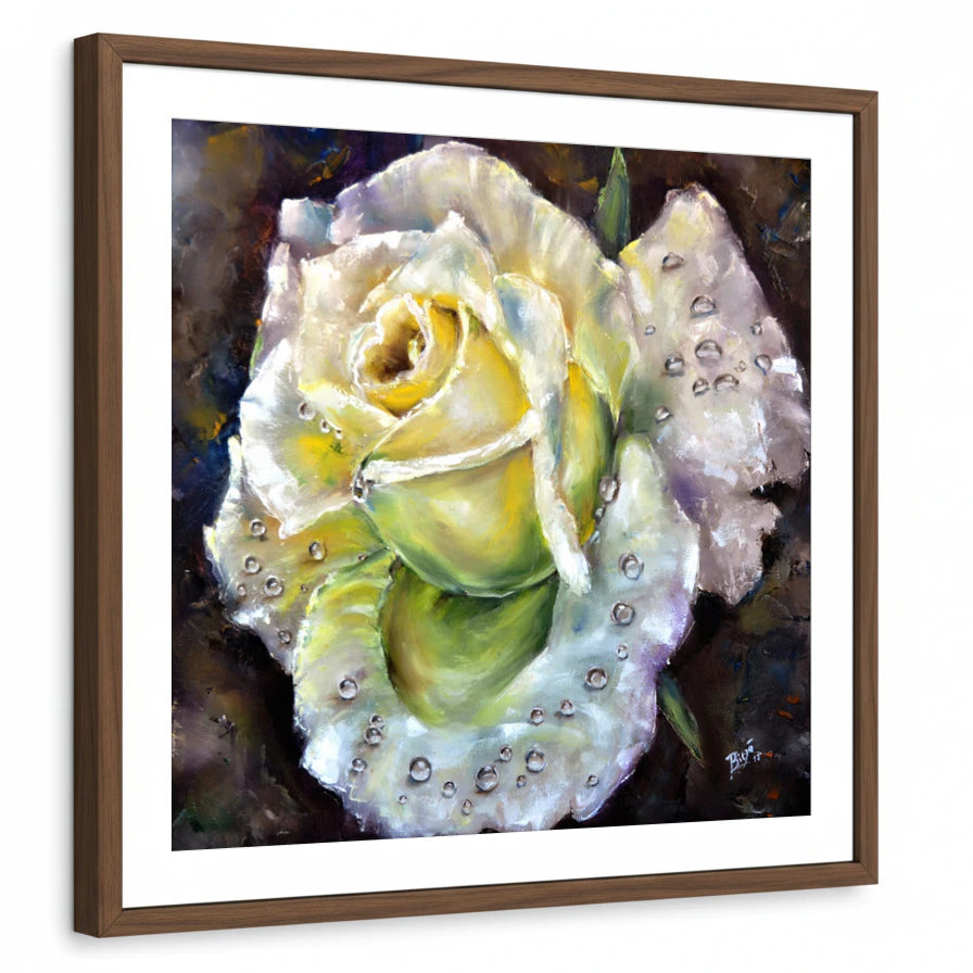 framed-print-brown-walnut-white-border