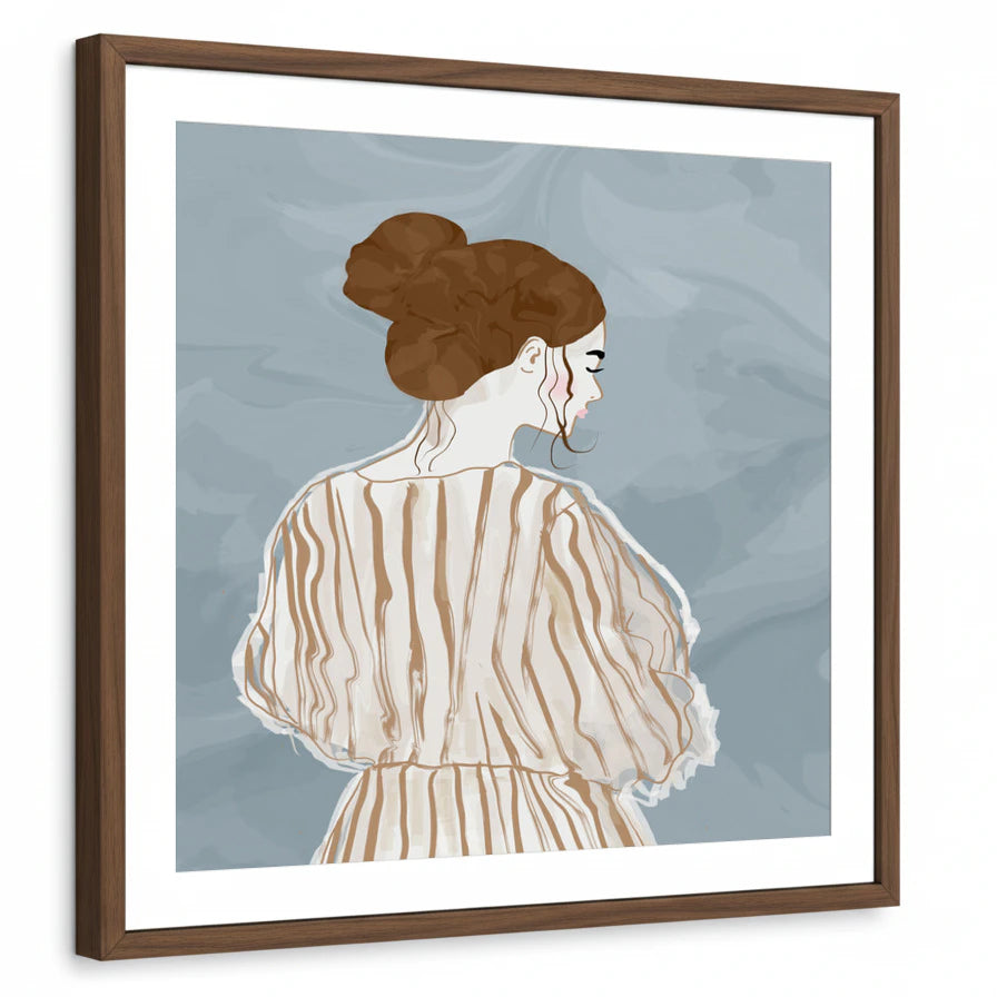 framed-print-brown-walnut-white-border