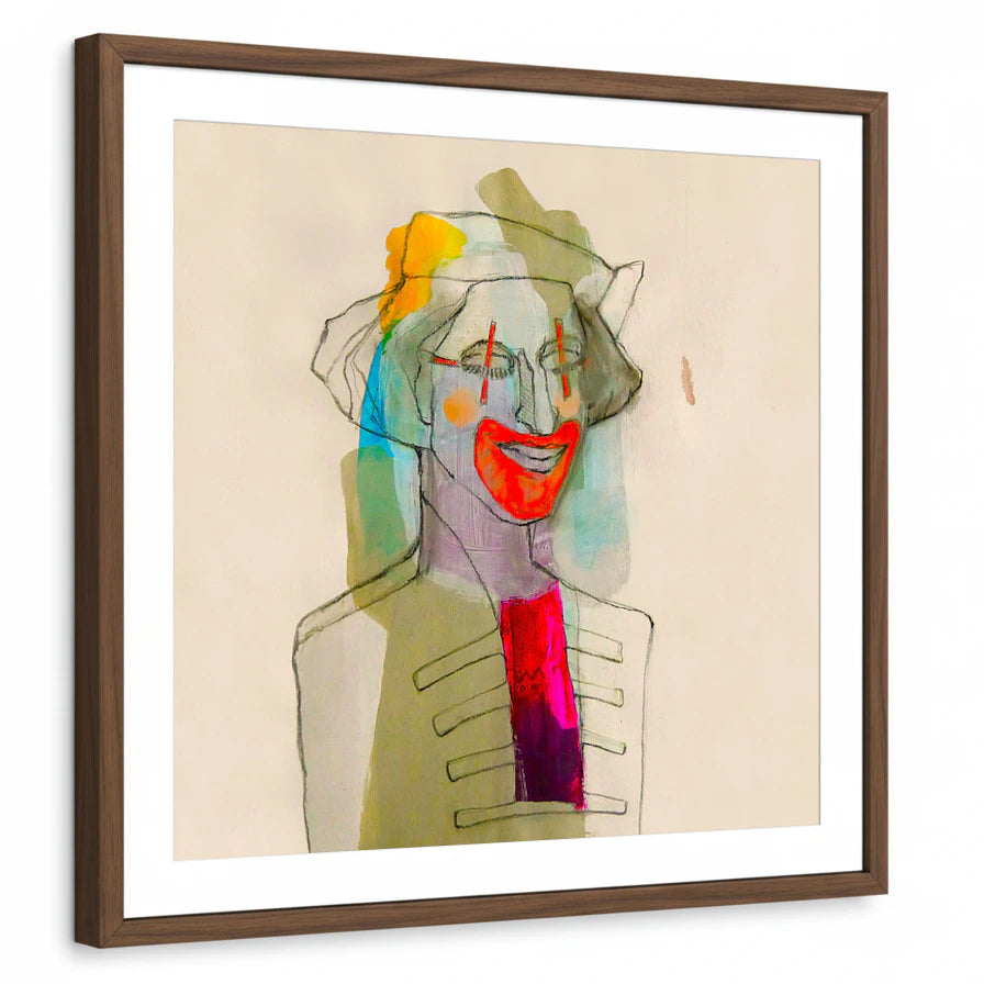 framed-print-brown-walnut-white-border