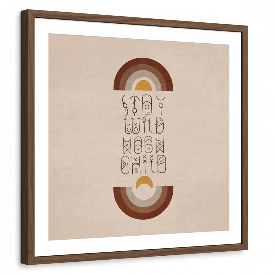 framed-print-brown-walnut-white-border