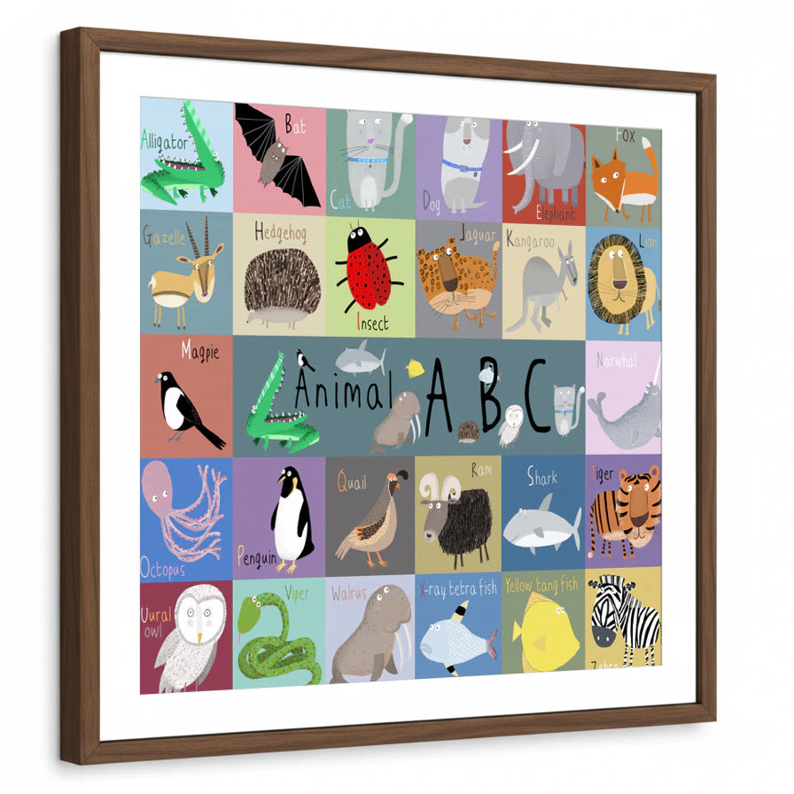 framed-print-brown-walnut-white-border