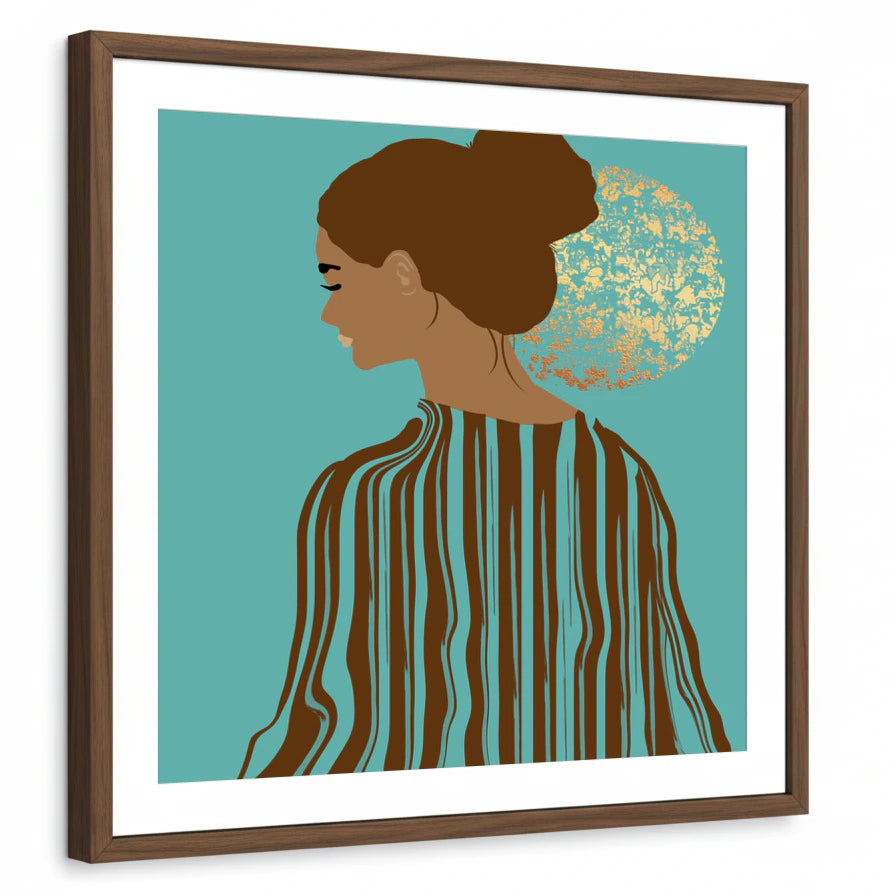 framed-print-brown-walnut-white-border