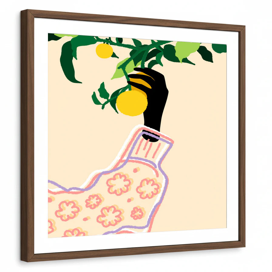 framed-print-brown-walnut-white-border