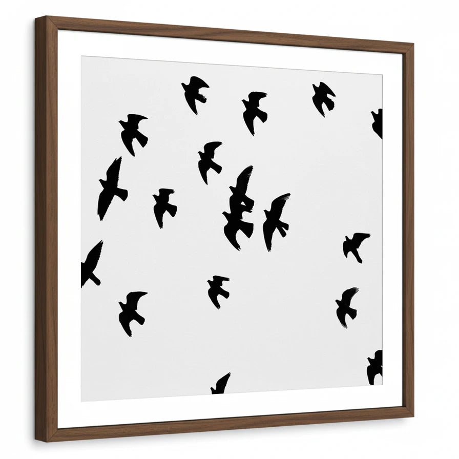 framed-print-brown-walnut-white-border