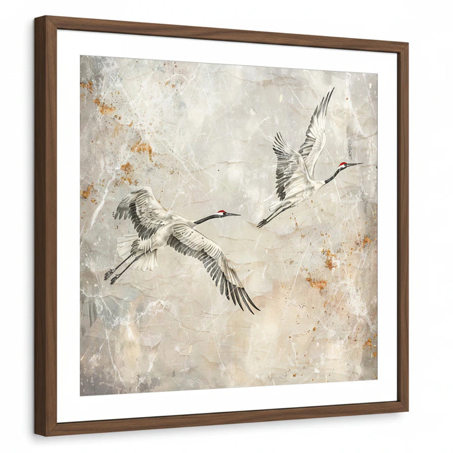 framed-print-brown-walnut-white-border