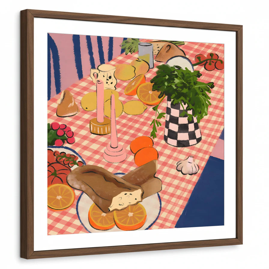 framed-print-brown-walnut-white-border