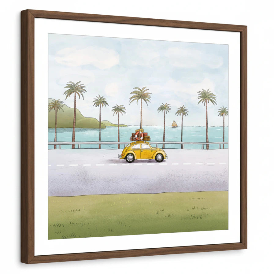 framed-print-brown-walnut-white-border