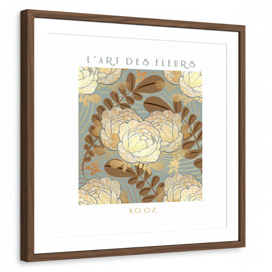 framed-print-brown-walnut-white-border