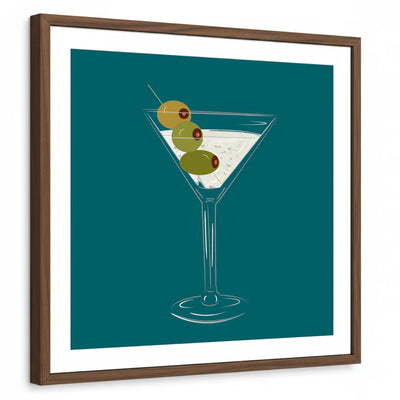 framed-print-brown-walnut-white-border