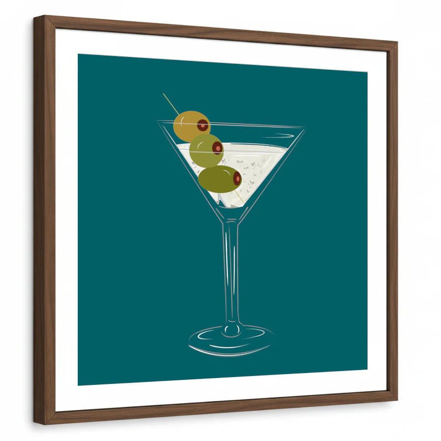 framed-print-brown-walnut-white-border