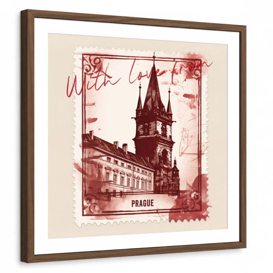 framed-print-brown-walnut-white-border